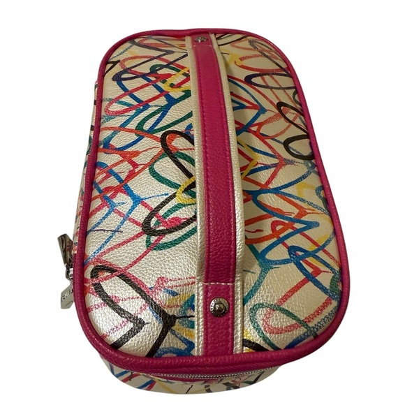 Sephora Multicolor large Cosmetic Bag,double zipper compartment good condition - Picture 14 of 14